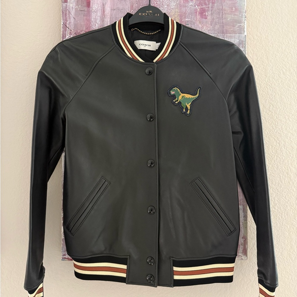 Coach Black and Brown Jacket